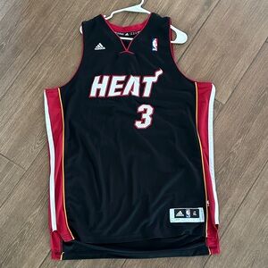 Adidas Black and Red Heat Jersey